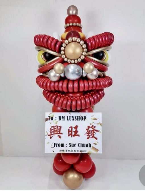 Lion dance opening balloon 5